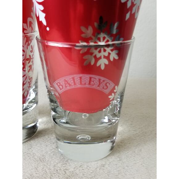 Baileys Bubble in Base Irish Cream Clear Glass Frosted Logo Banner Collectible - Picture 2 of 8